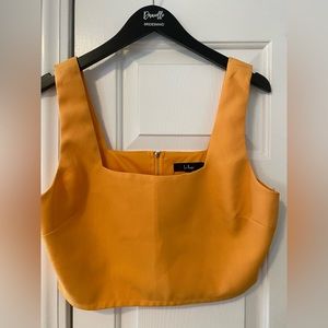 Orange 2 piece skort set. Worn 1x